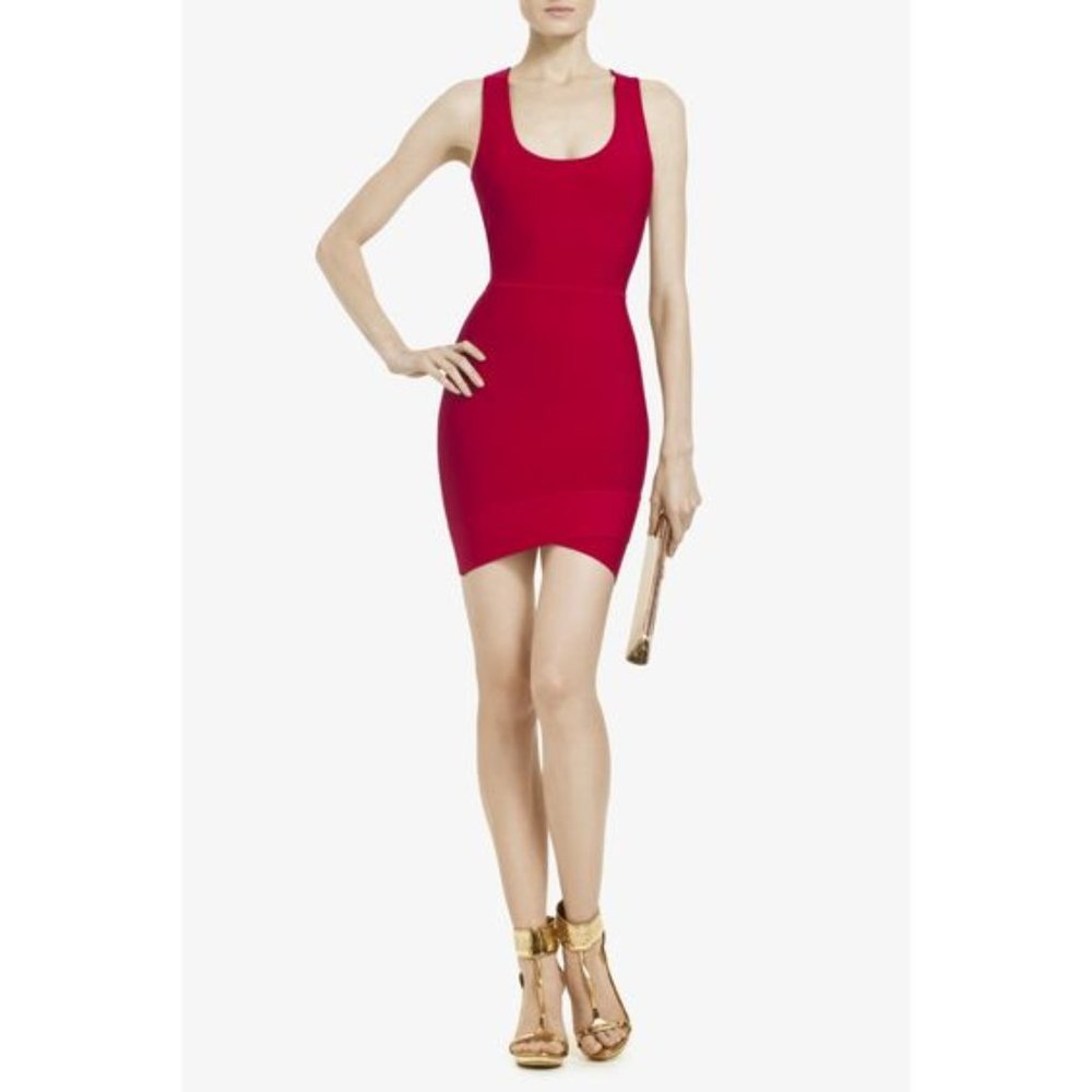 BCBG MaxAzria Rio Red Gisela bodycon dress